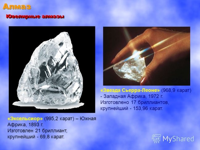 Святой отец нашел в Сьерра-Леоне гигантский алмаз в 709 каратов. Ювелирные Известия - J-izvestia.ru